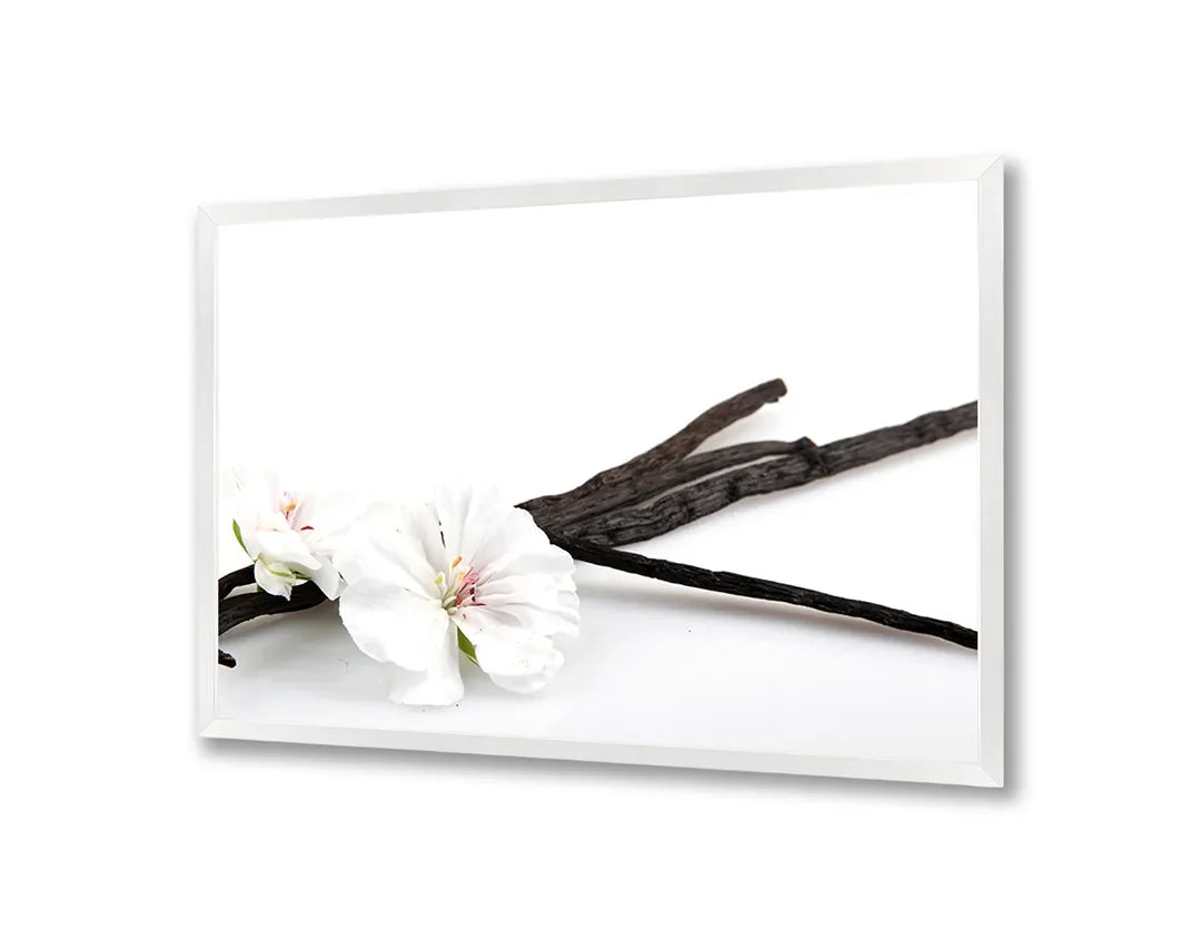 Metall Magnetboard mit hochwertigem Weiße Orchidee Mit Zen Steine Design