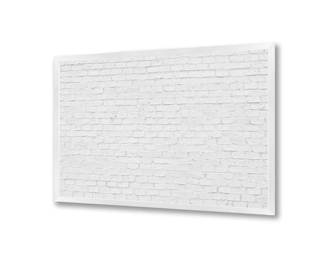 Metall Magnetboard mit hochwertigem Weiße bakstenen Wand Design