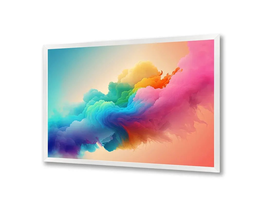 Metall Magnetboard mit hochwertigem Regenboog kleuren rook Design