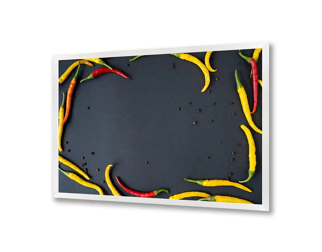 Metall Magnetboard mit hochwertigem Rote und gelbe pepers lijst Design