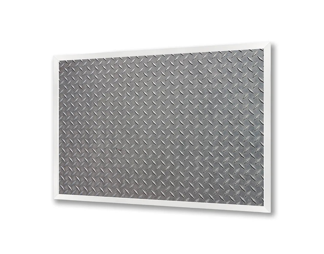 Metall Magnetboard mit hochwertigem Metalen Traanplaat Textur Design