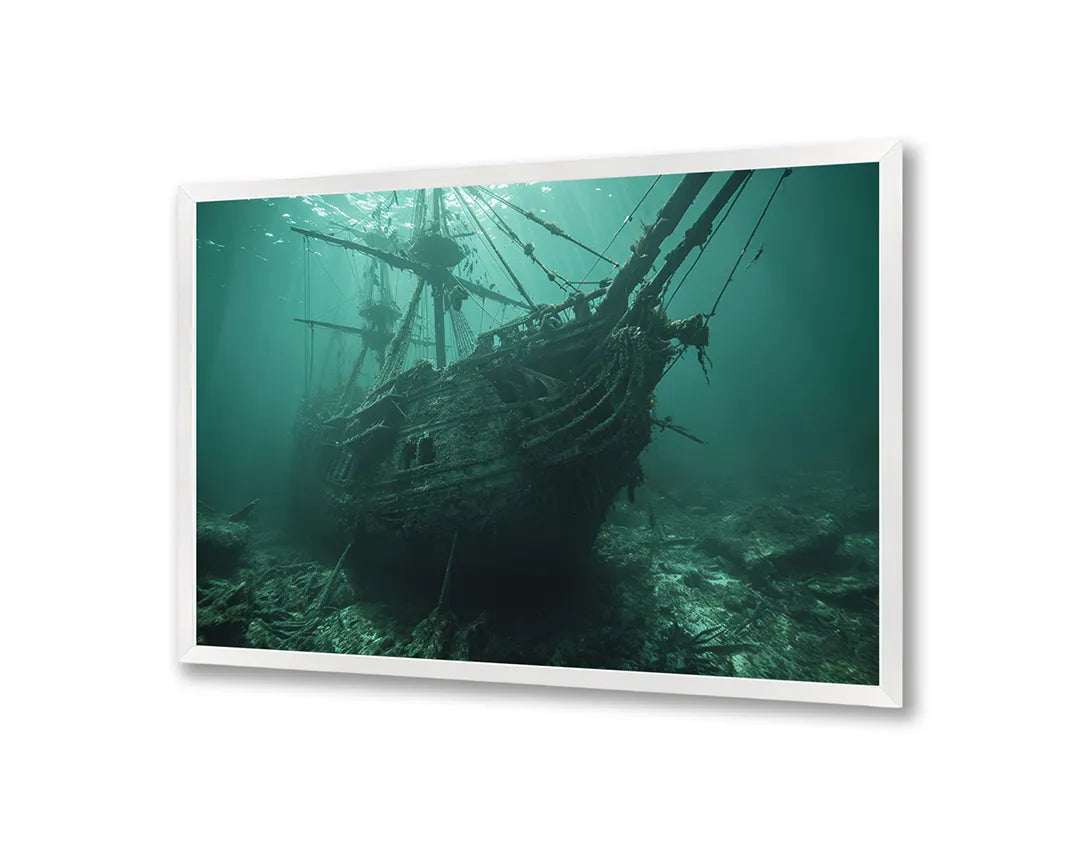 Metall Magnetboard mit hochwertigem Geestenschip Unterwasser Design