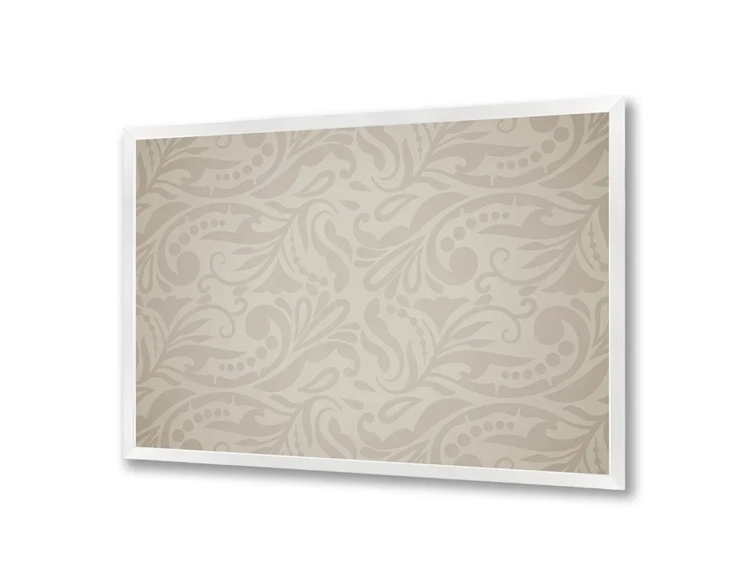 Metall Magnetboard mit hochwertigem Licht damast Muster Design