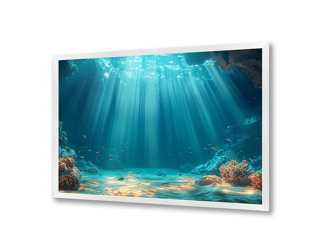Metall Magnetboard mit hochwertigem Unterwasser Sonnenstrahlen bodem Design
