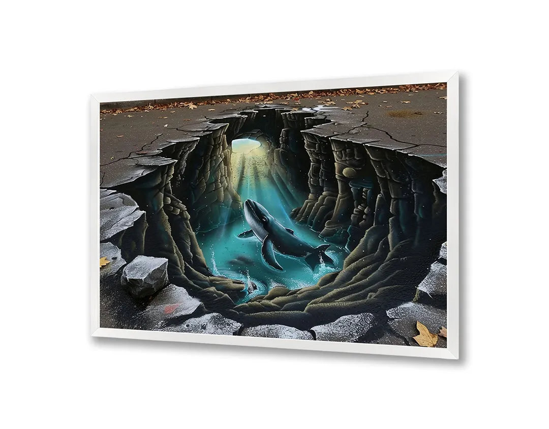 Metall Magnetboard mit hochwertigem Duikboot Unterwasser grot Design