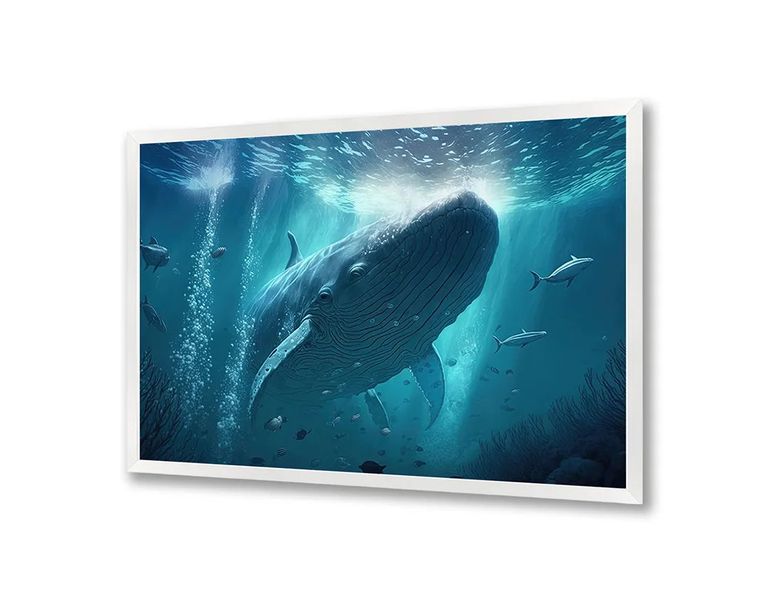 Metall Magnetboard mit hochwertigem Große walvis Unterwasser Design