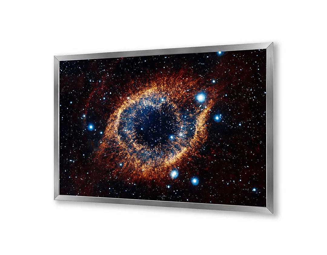 Metall Magnetboard mit hochwertigem Ruimte Nevel Und Galaxie Design