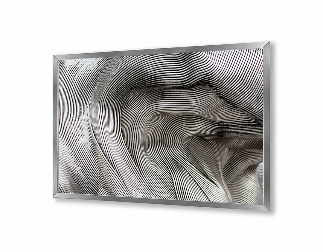 Metall Magnetboard mit hochwertigem Abstrakte Fließende Linien Design
