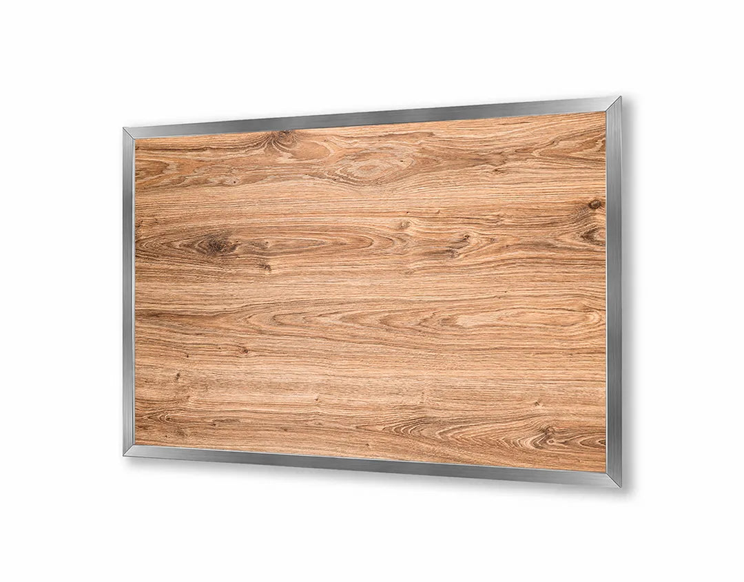 Metall Magnetboard mit hochwertigem Licht Eikenhout Textur Design