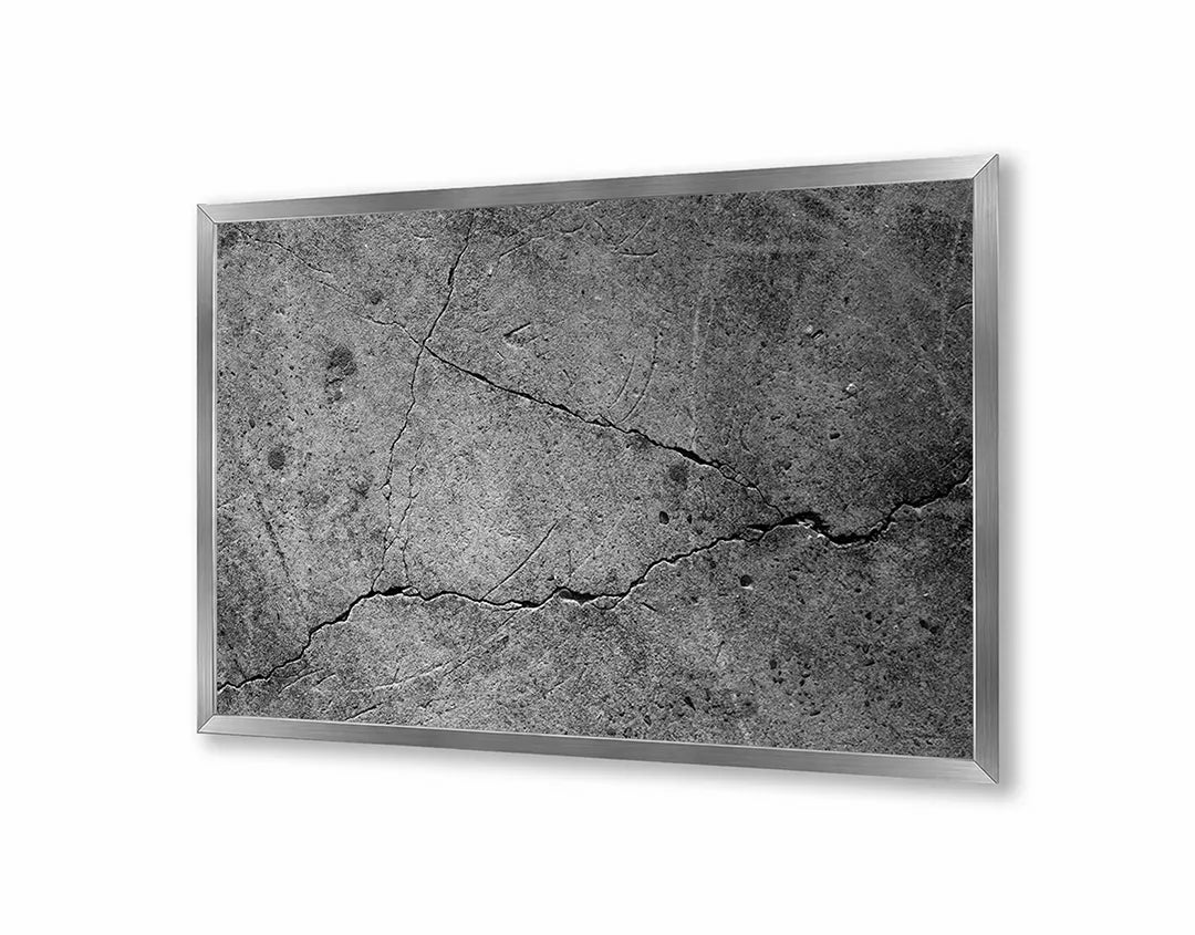 Metall Magnetboard mit hochwertigem Gebarsten Betonnen Wand Design