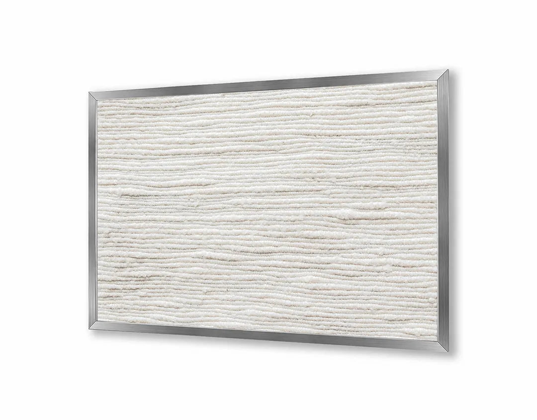 Metall Magnetboard mit hochwertigem Geschilderd Weiß Holz Textur Design