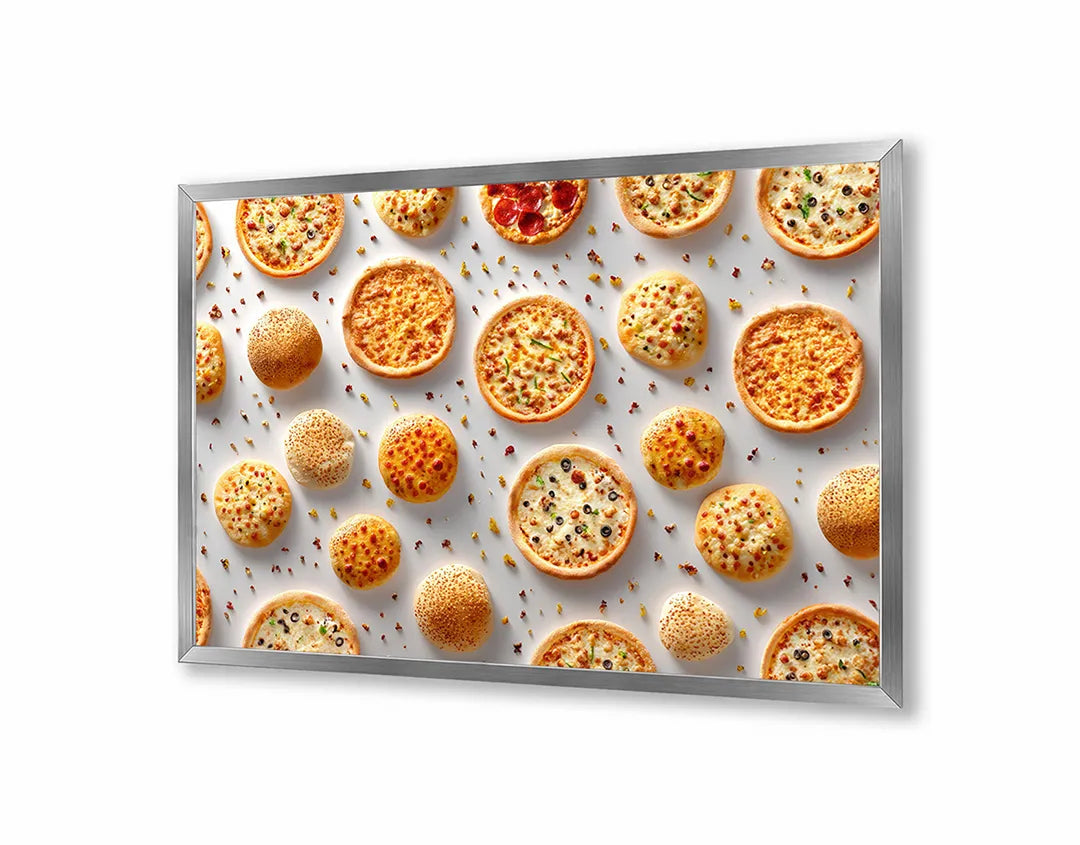 Metall Magnetboard mit hochwertigem Kleine Mini-Pizzen Muster Design