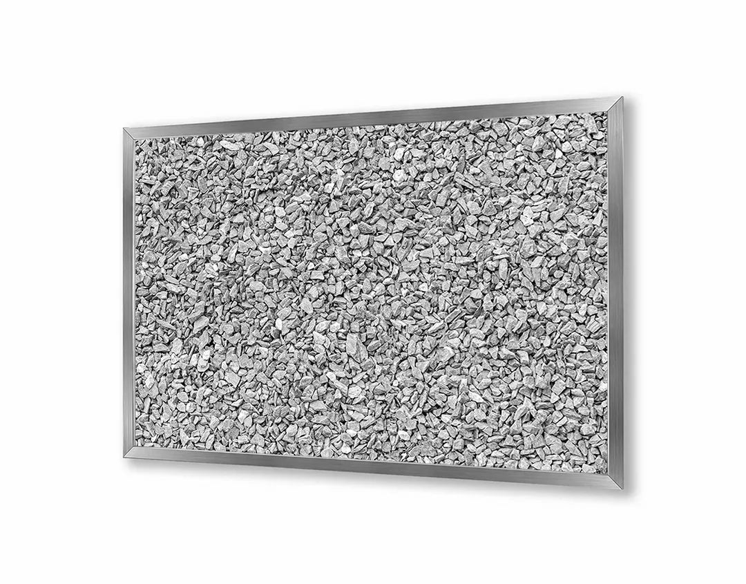 Metall Magnetboard mit hochwertigem Graue ruis Textur Design