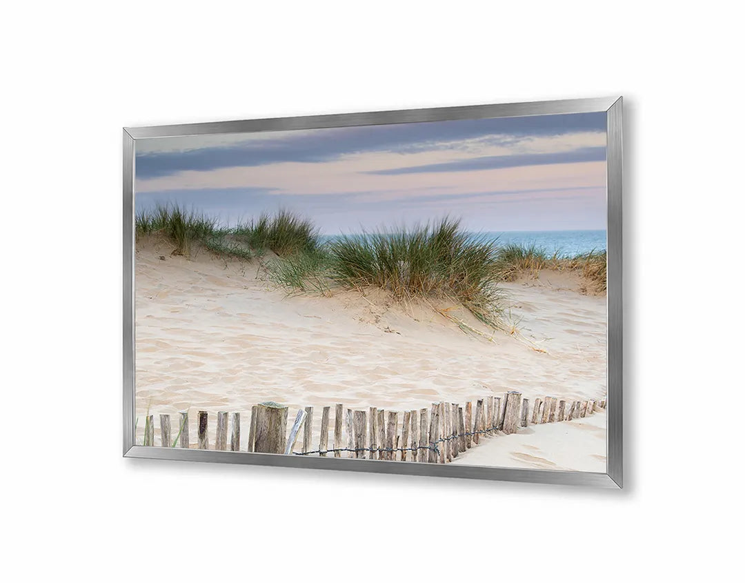 Metall Magnetboard mit hochwertigem Strand Duinen Mit Helmgras Design