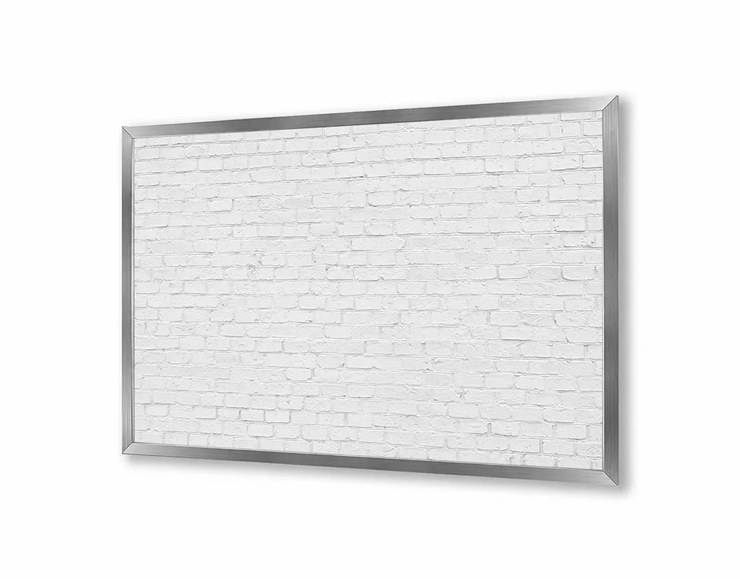 Metall Magnetboard mit hochwertigem Weiße bakstenen Wand Design