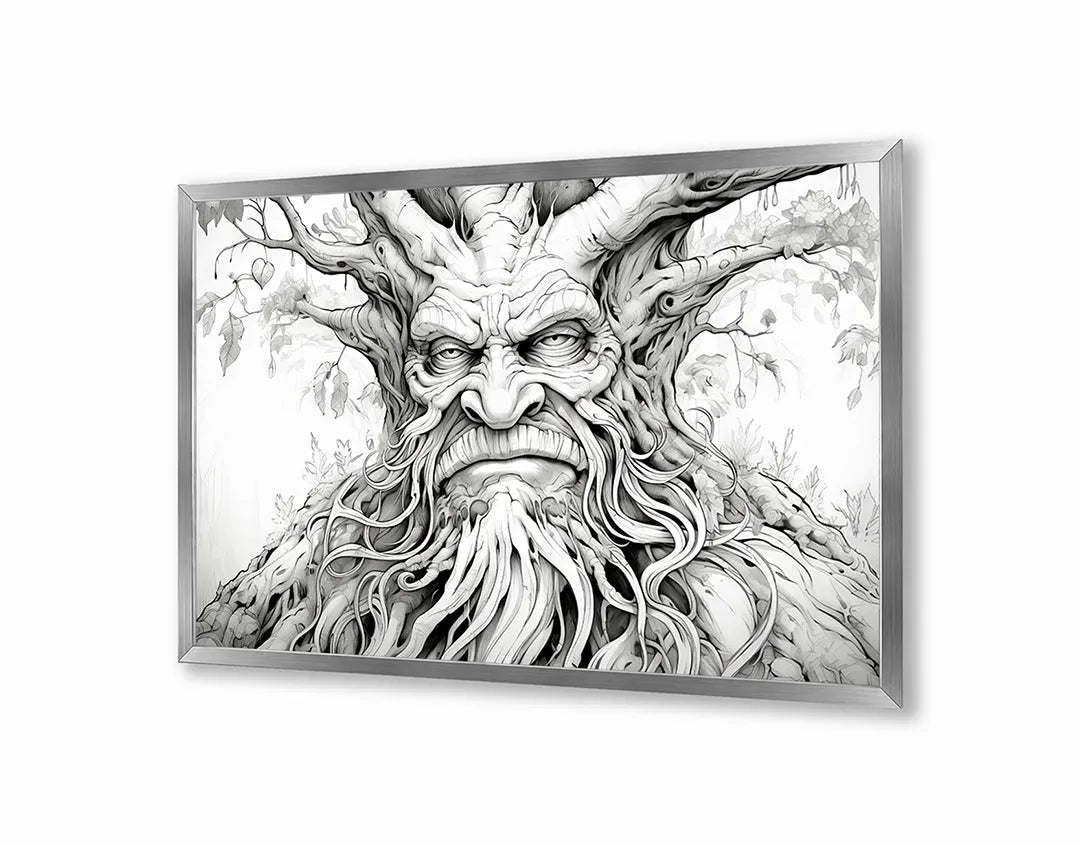 Metall Magnetboard mit hochwertigem Fantasie boom Gesicht Design