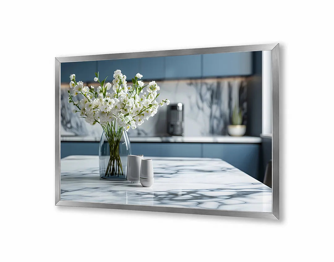 Metall Magnetboard mit hochwertigem Moderne keuken Interieur Design