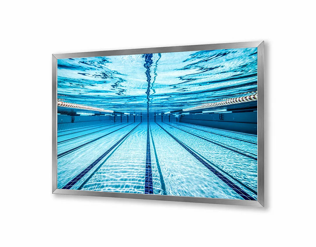 Metall Magnetboard mit hochwertigem Zwembad Waterlijnen Design