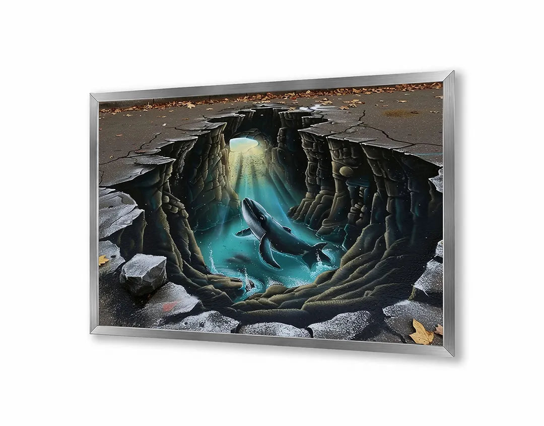 Metall Magnetboard mit hochwertigem Duikboot Unterwasser grot Design