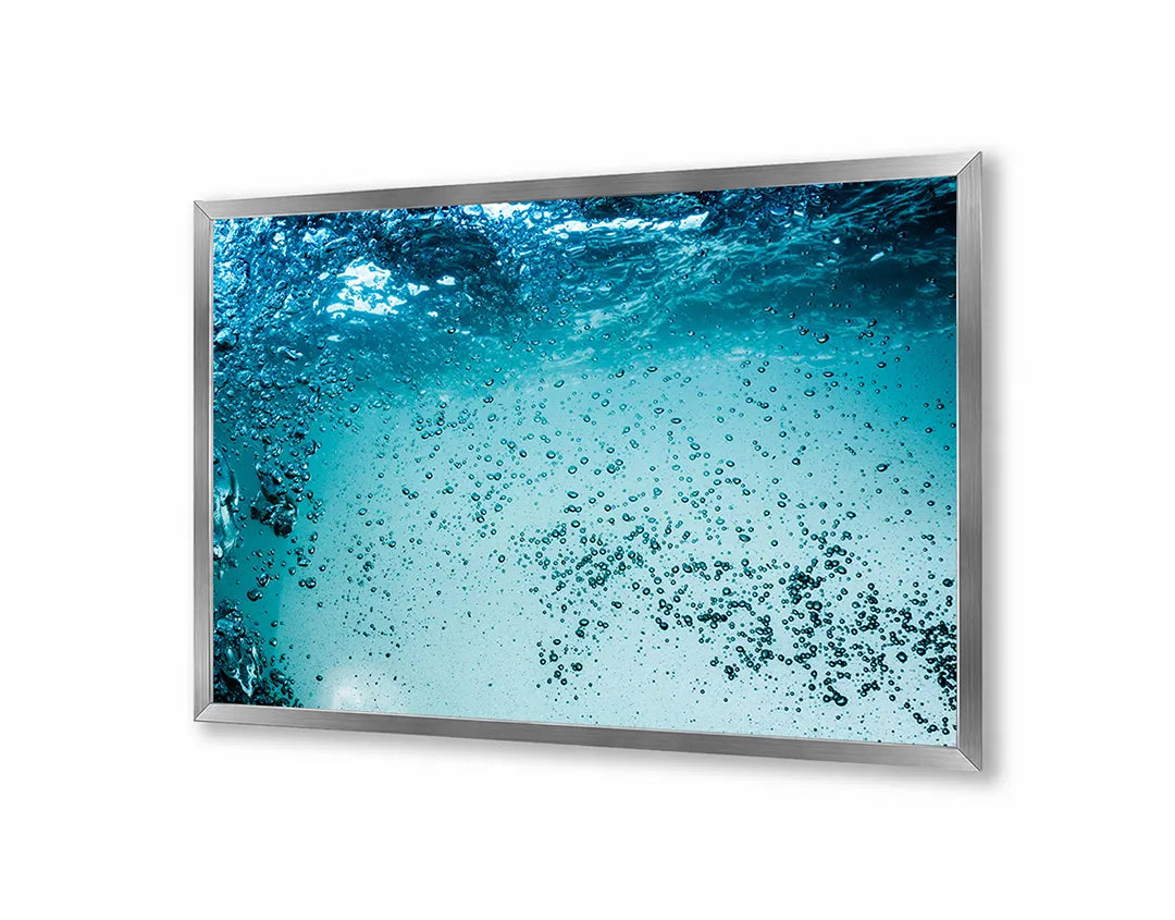 Metall Magnetboard mit hochwertigem Unterwasser Bubbels Design
