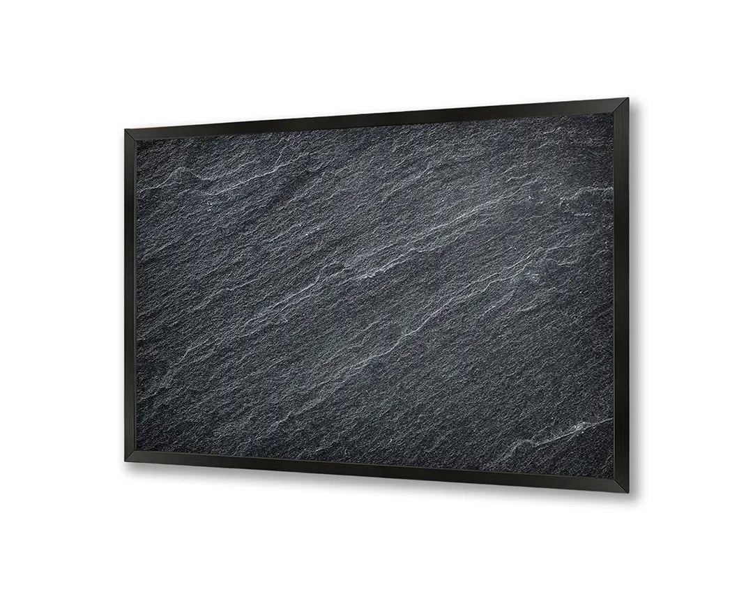 Metall Magnetboard mit hochwertigem Dunkel Leisteen Textur Design