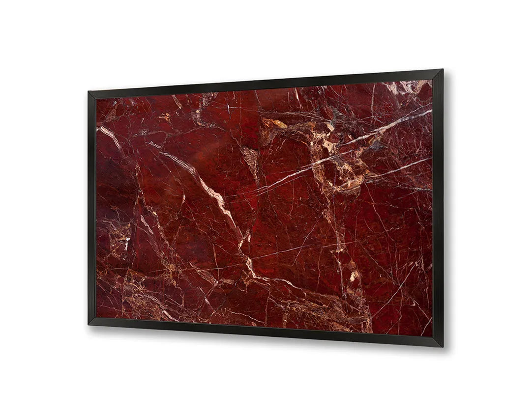 Metall Magnetboard mit hochwertigem Rote Marmor Textur Design