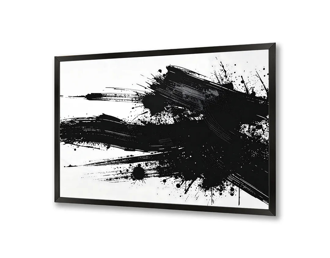 Metall Magnetboard mit hochwertigem Schwarze Farbspritzer Spritzer Design