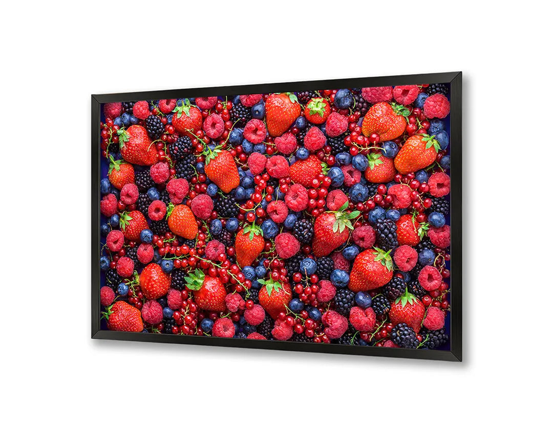 Metall Magnetboard mit hochwertigem Mix Von Rote Bosvruchten Und Bessen Design