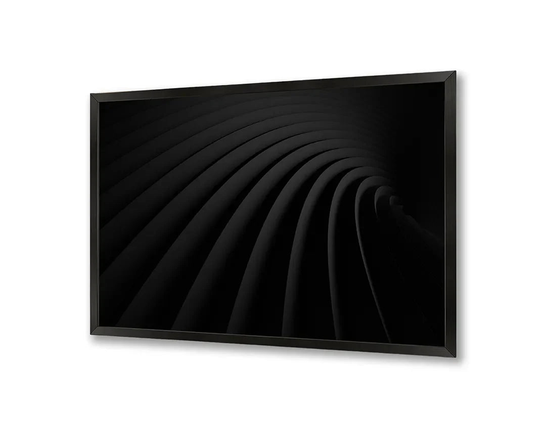 Metall Magnetboard mit hochwertigem Abstrakte Wellige 3d Linien Design