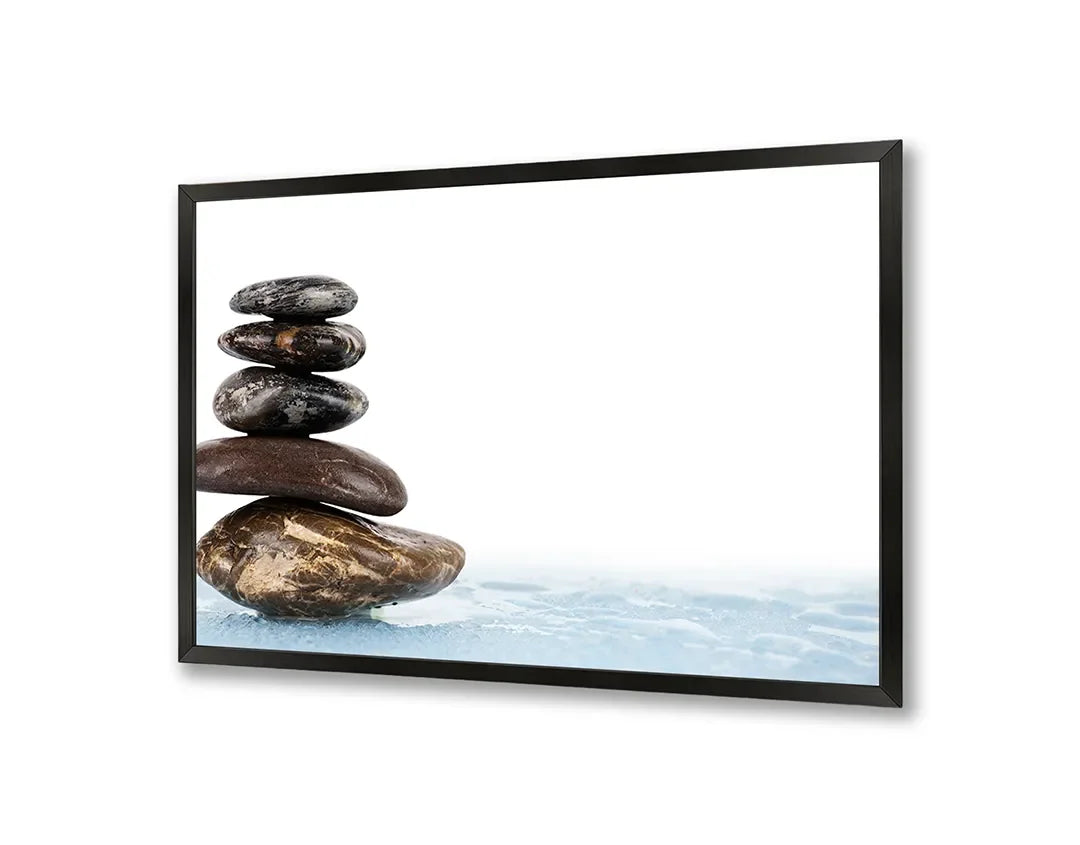 Metall Magnetboard mit hochwertigem Zen Steine auf das Wasser Design