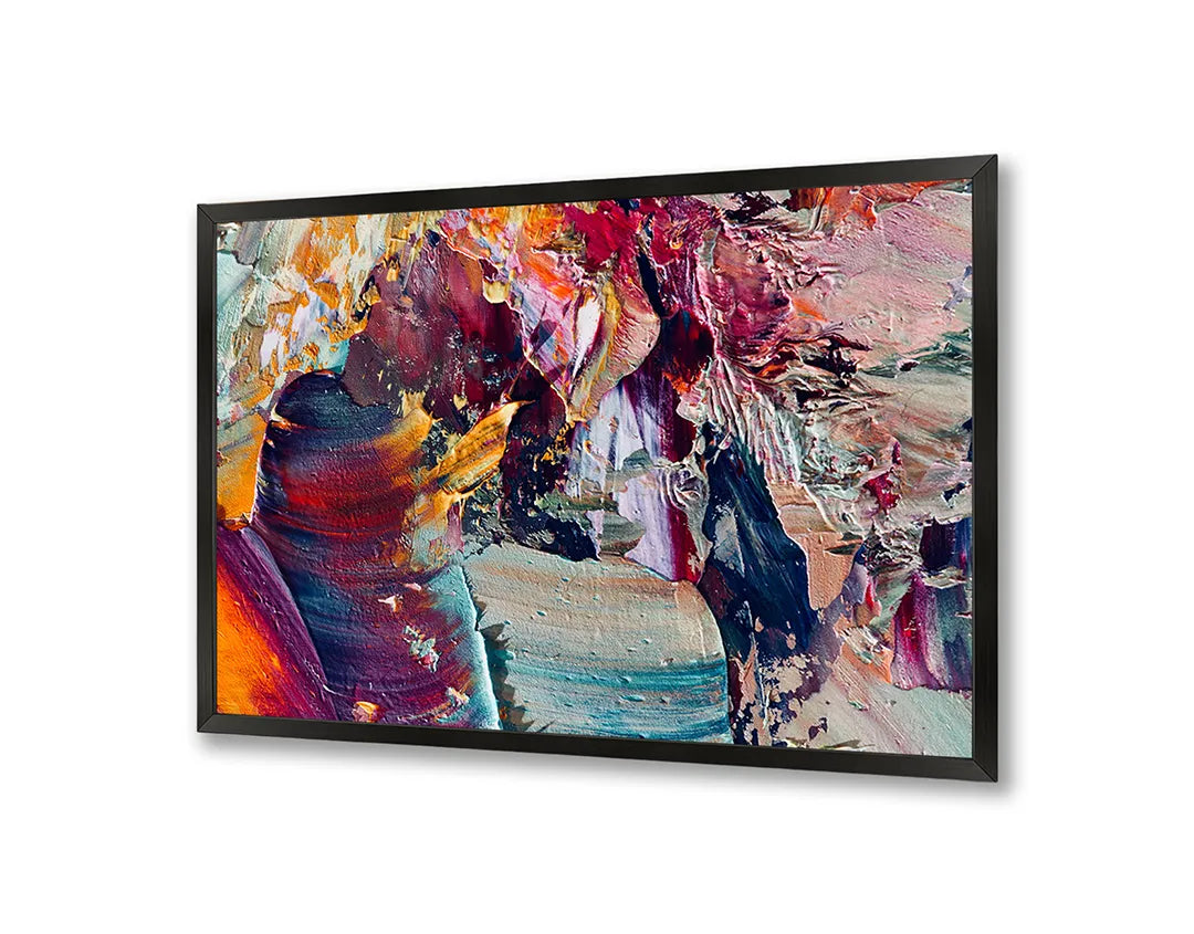 Metall Magnetboard mit hochwertigem Abstrakt Farbe bunt Design