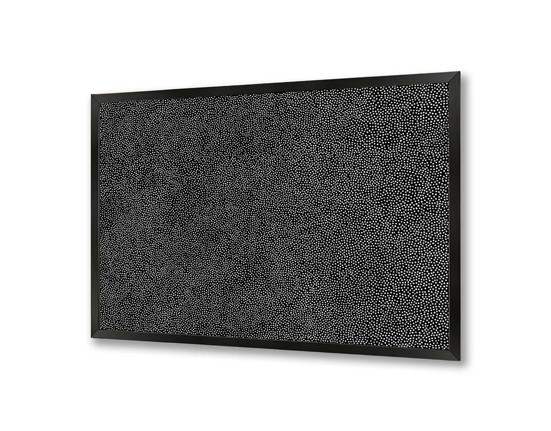 Metall Magnetboard mit hochwertigem Schwarz asfalt Design