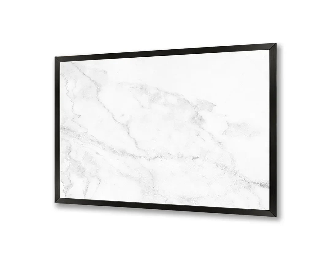 Metall Magnetboard mit hochwertigem Weiß Marmor Textur Design