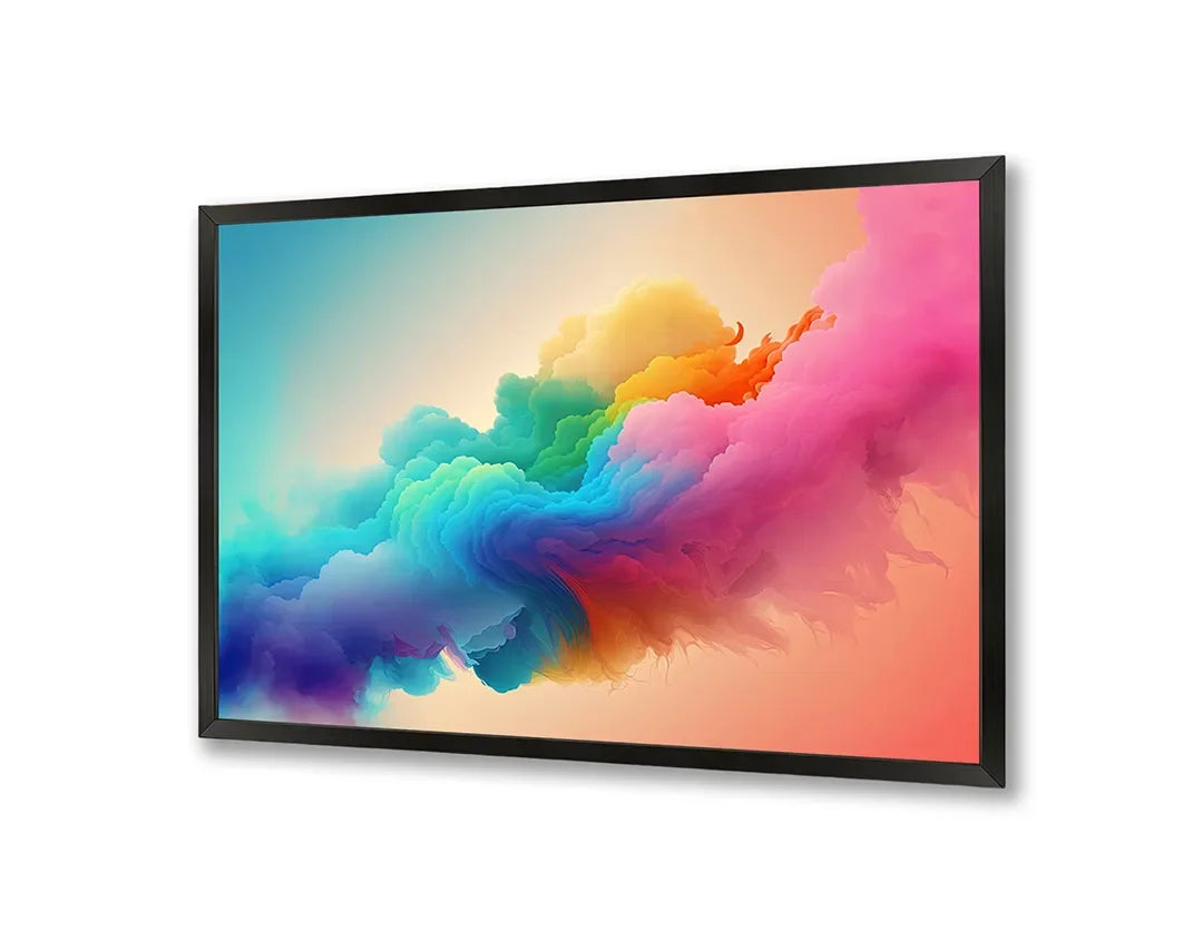 Metall Magnetboard mit hochwertigem Regenboog kleuren rook Design