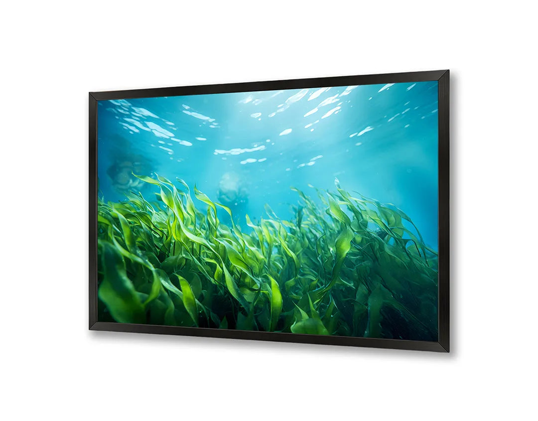 Metall Magnetboard mit hochwertigem Grüne Blätter Unterwasser Design