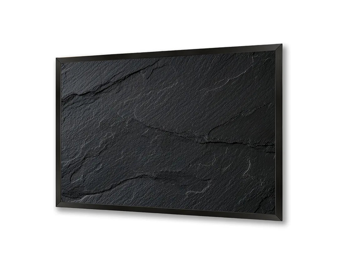 Metall Magnetboard mit hochwertigem Schwarz ruw beton Design