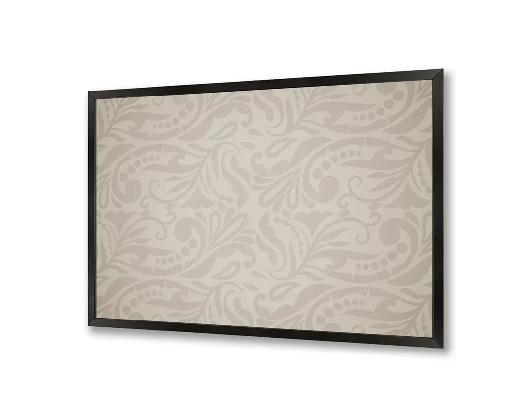 Metall Magnetboard mit hochwertigem Licht damast Muster Design