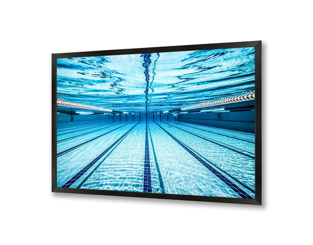 Metall Magnetboard mit hochwertigem Zwembad Waterlijnen Design