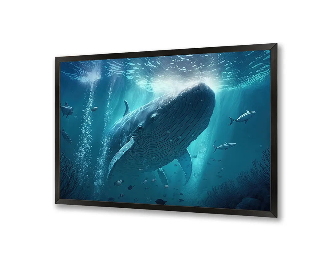 Metall Magnetboard mit hochwertigem Große walvis Unterwasser Design