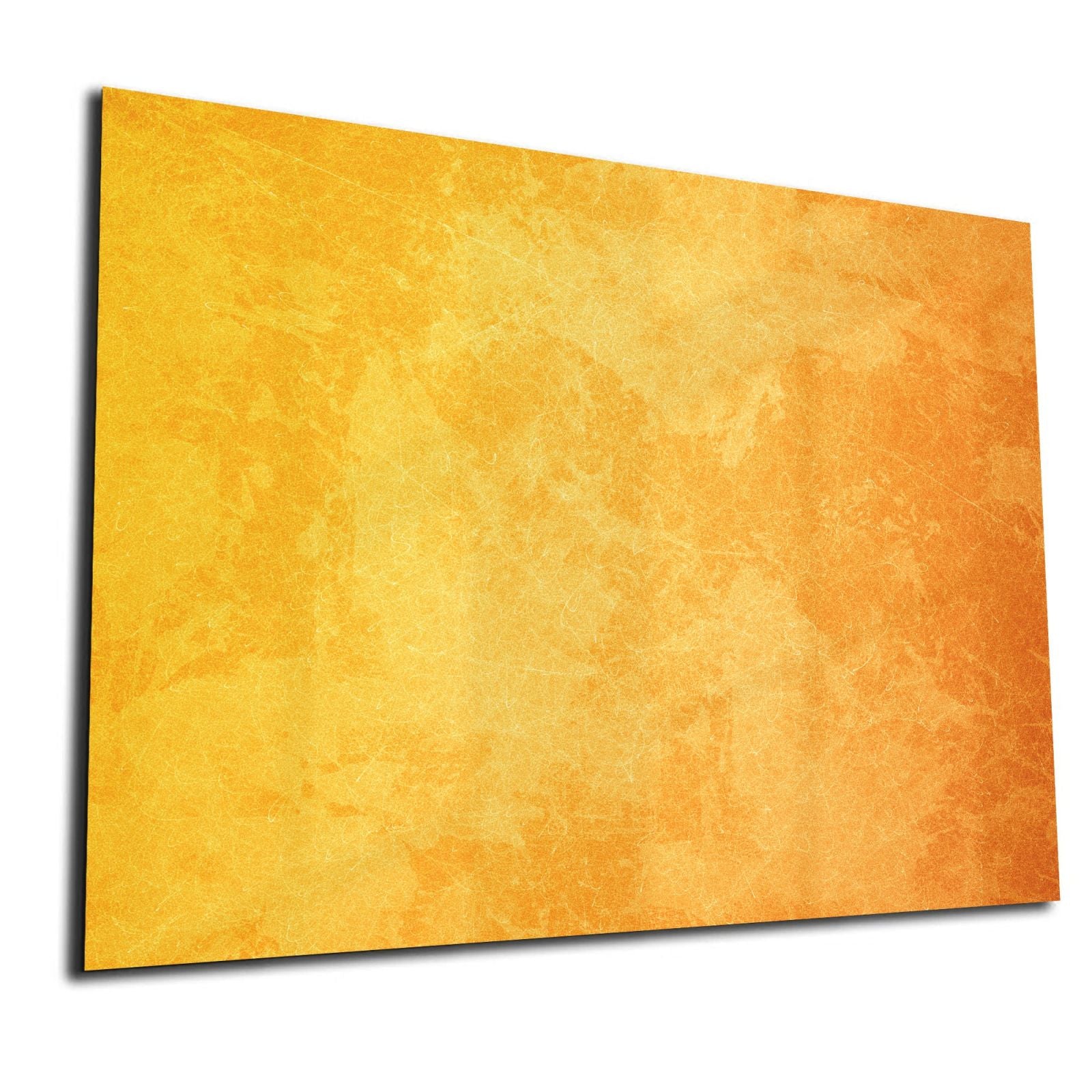Glas-Whiteboard Gelb-Orange Struktur - magnetisch & kratzfest