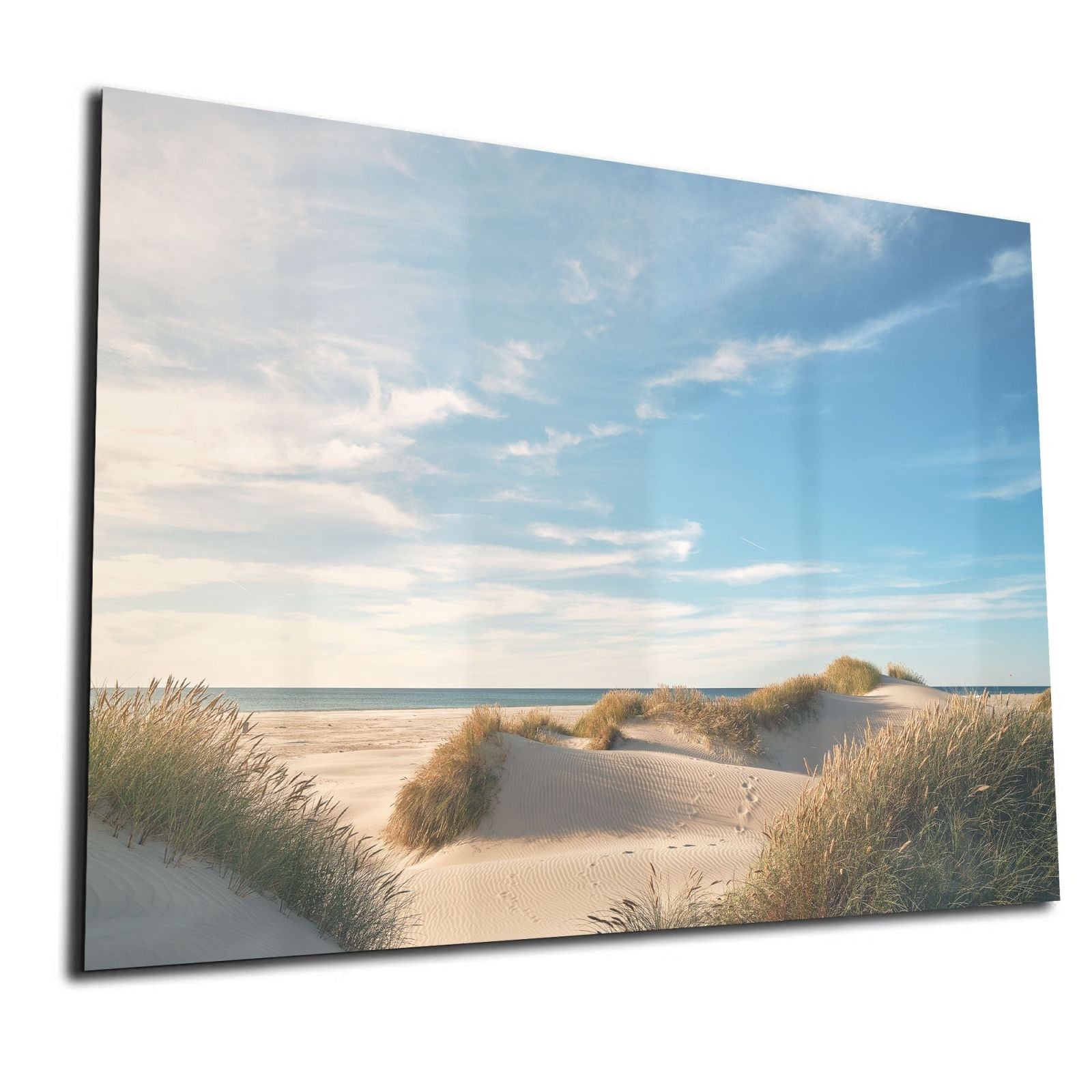 Mydesignglas Glas Whiteboard - Strandmotiv - magnetisch & kratzfest
