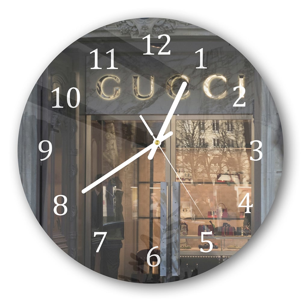 Wanduhr Rund - Gucci-Geschäft