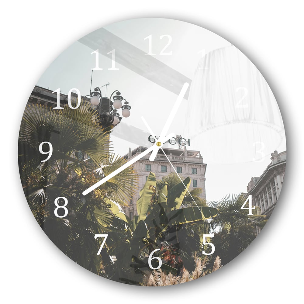 Wanduhr Rund - Gucci-Gebäude
