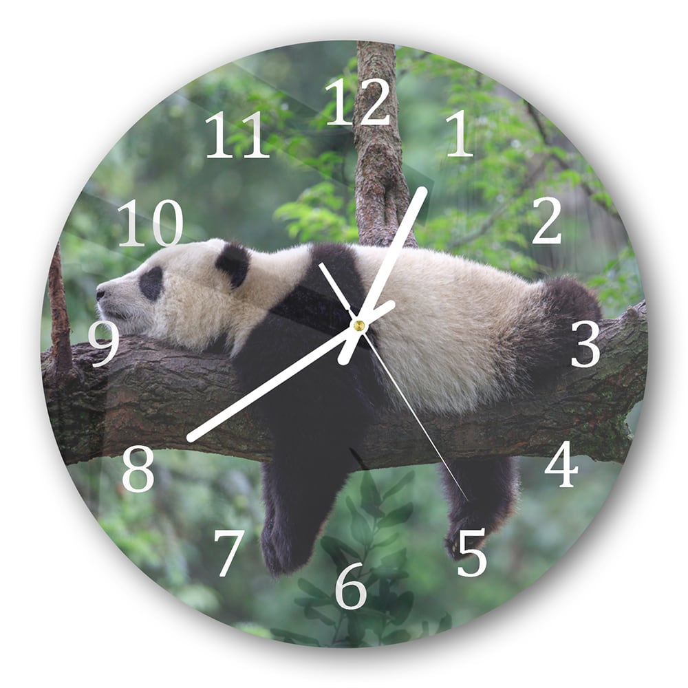 Wanduhr Rund - Panda