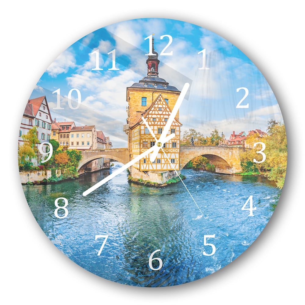 Wanduhr Rund - Altstadt von Bamberg