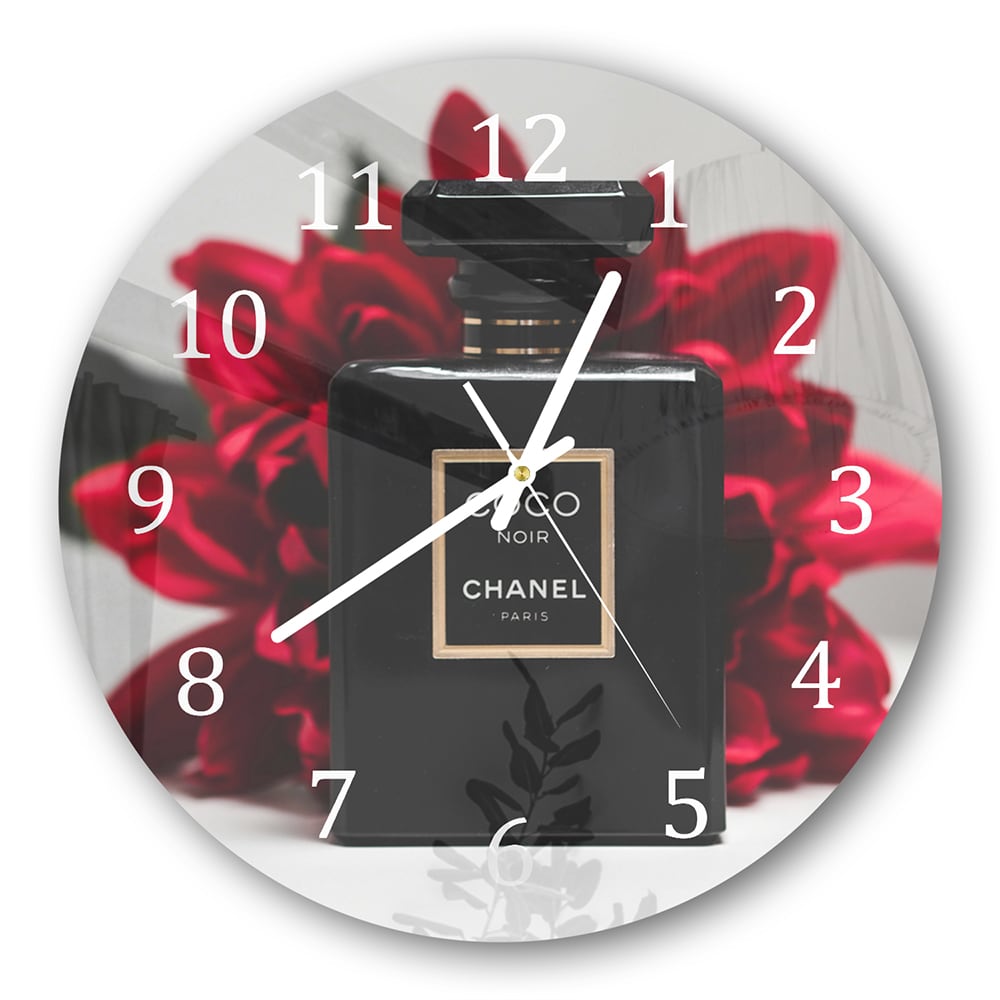 Wanduhr Rund - Chanel Parfüm