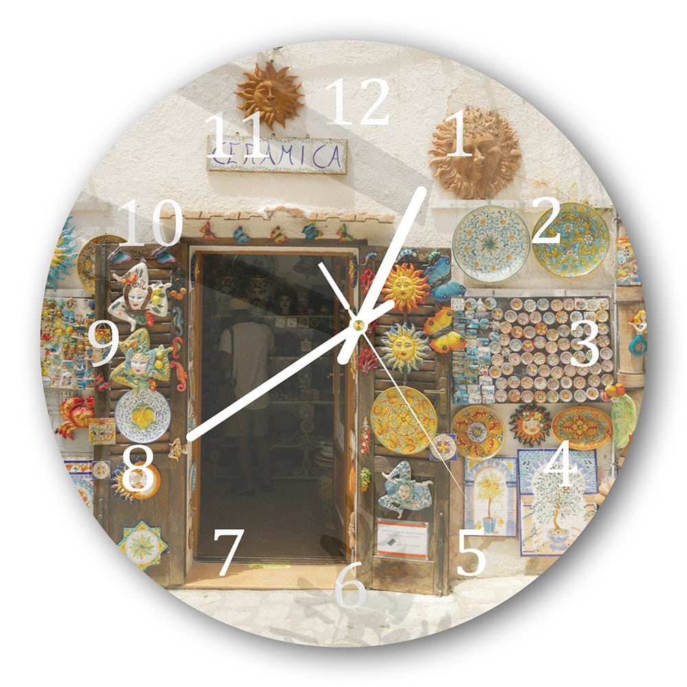 Wanduhr Rund - Künstlerischer Laden