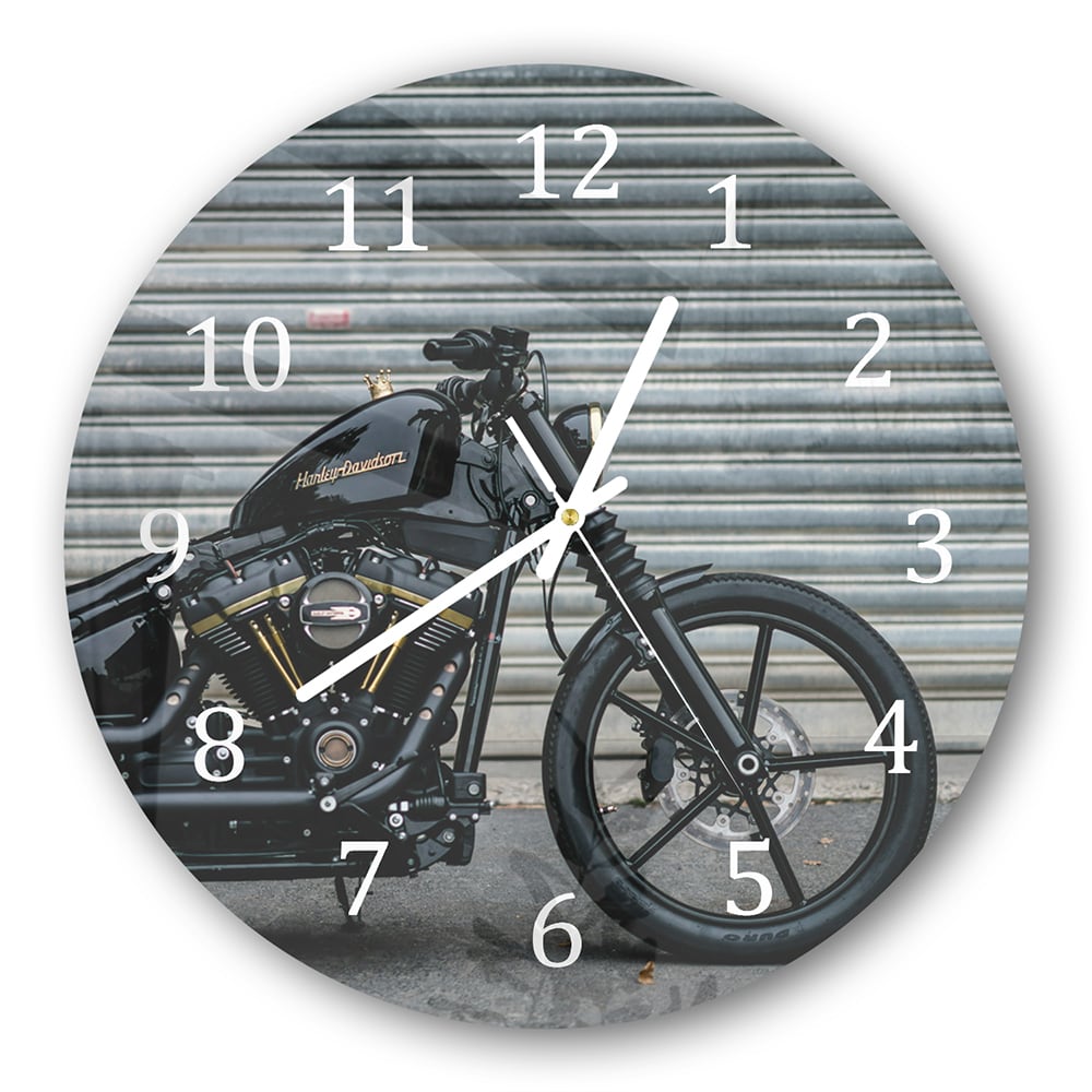 Wanduhr Rund - Harley Davidson