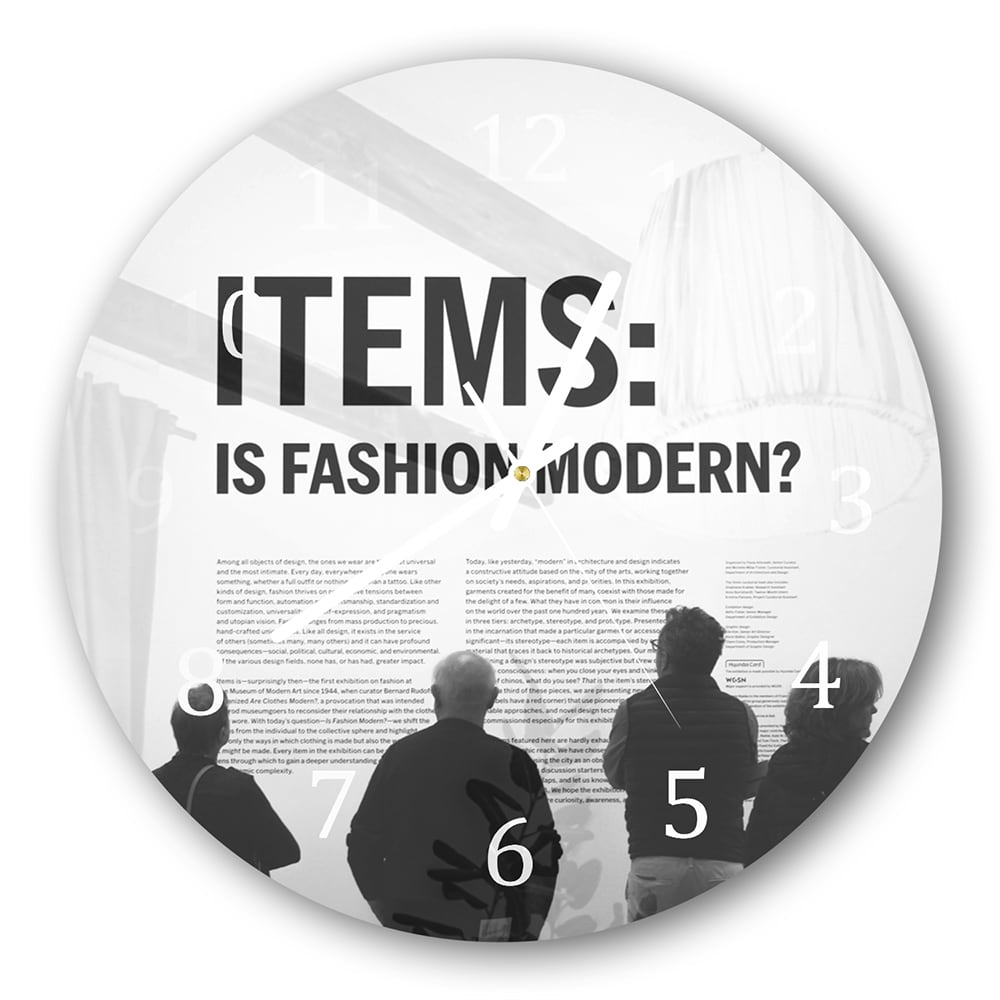Wanduhr Rund - Is Fashion Modern?
