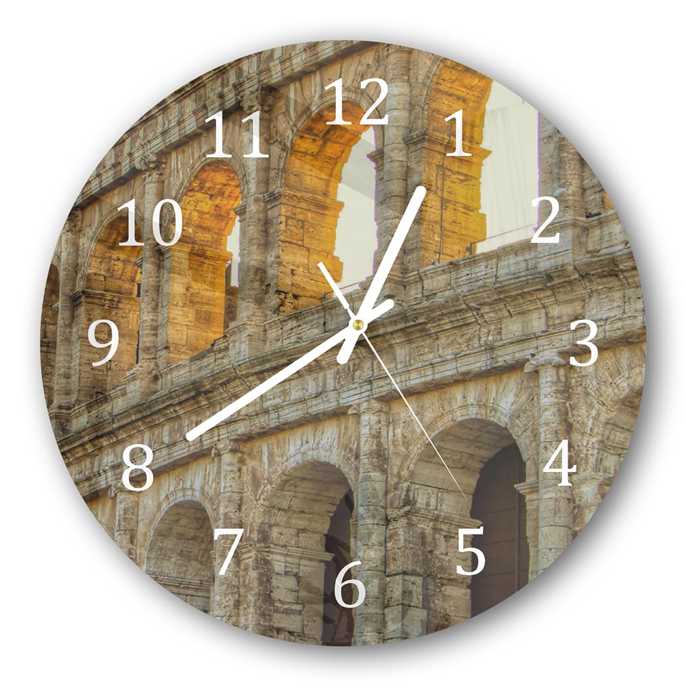 Wanduhr Rund - Kolosseum Nahaufnahme